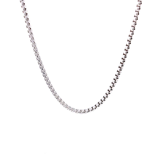 Box Snake Fancy Chain | Luby Silver Collection | Luby 