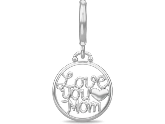 I Love You Mom Charm (Silver) | Endless Jewelry | Luby 