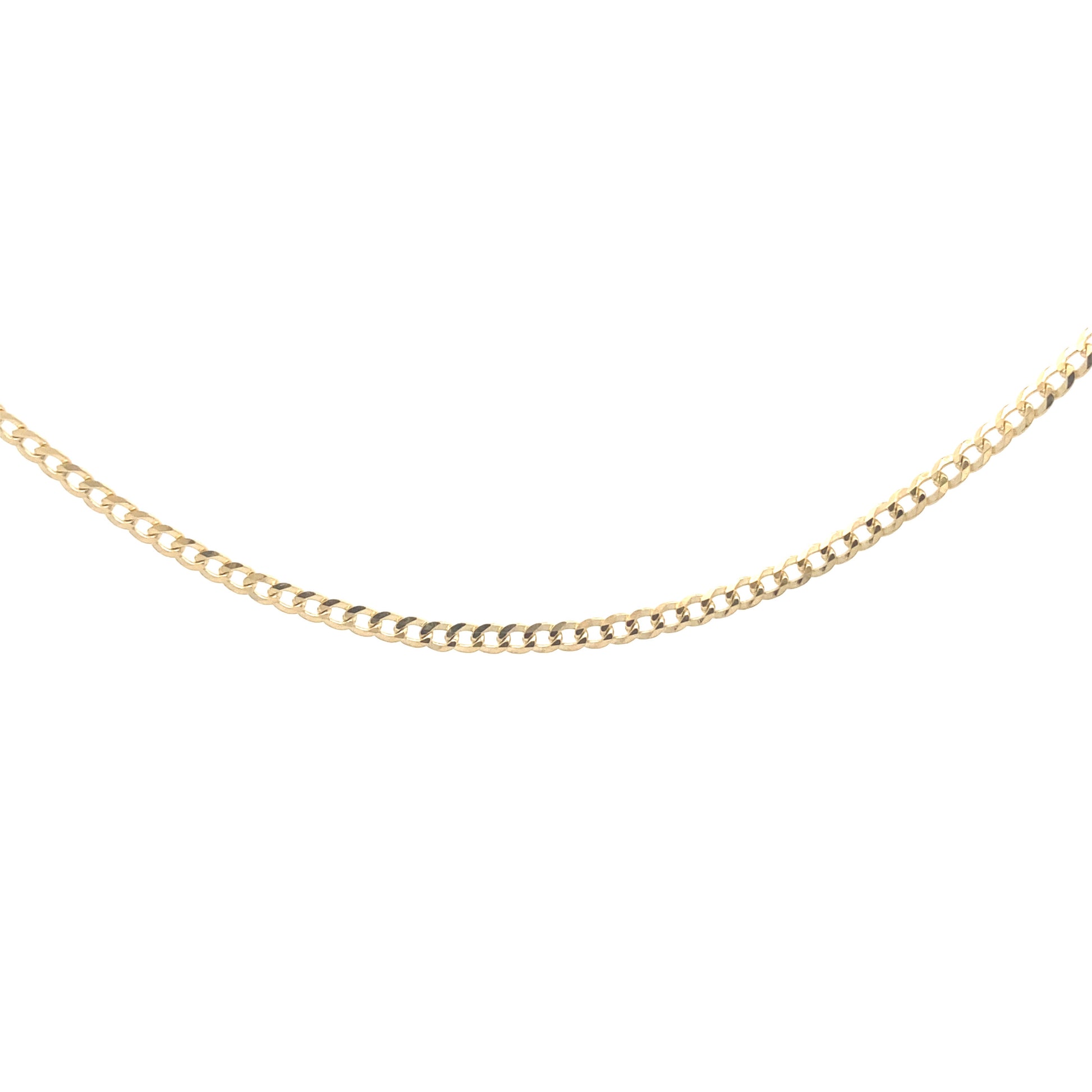 14K Gold Small Cuban Chain | Luby Gold Collection | Luby 