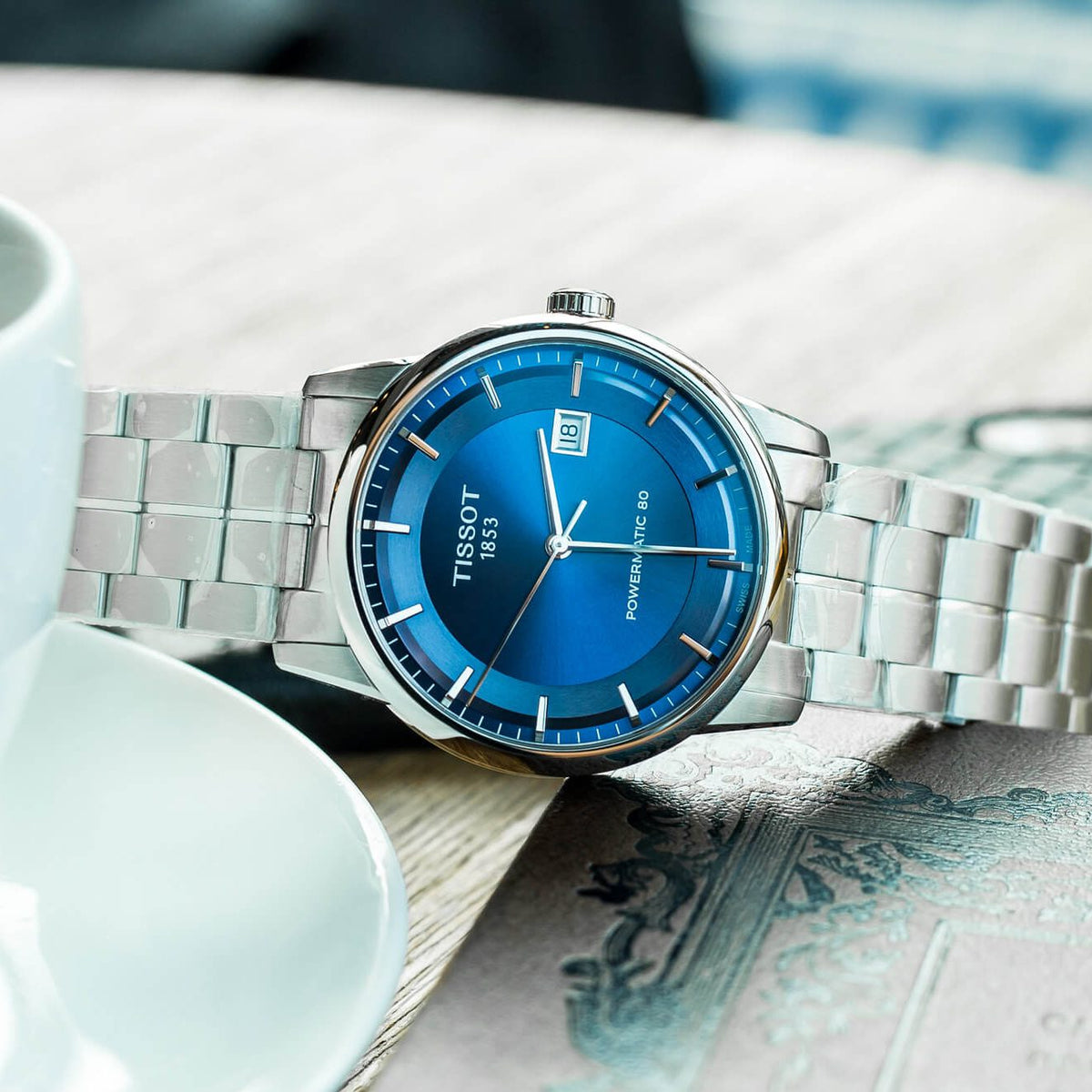 Luxury Automatic (Silver-Blue) | Tissot | Luby 