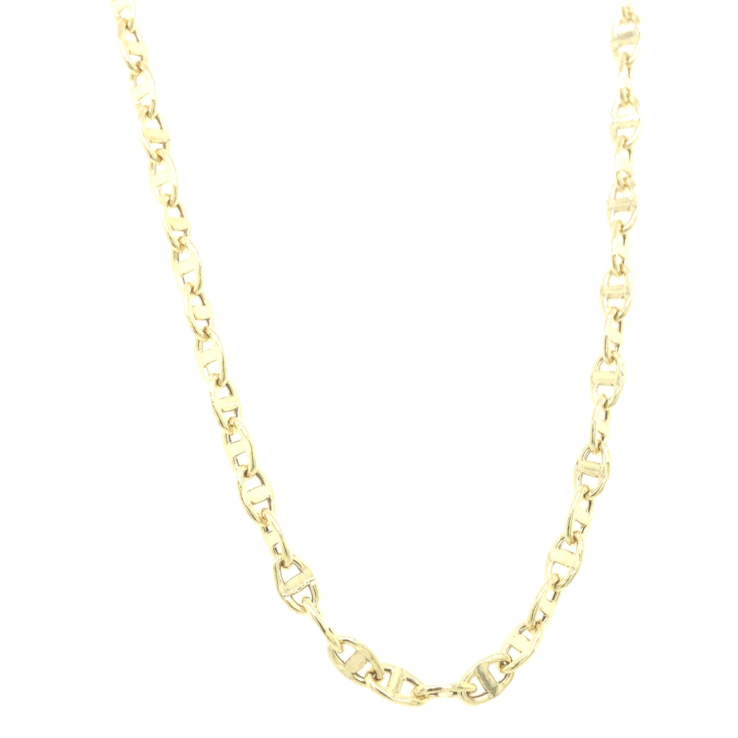 14K Gold Flat Anchor Link Chain | Luby Gold Collection | Luby 