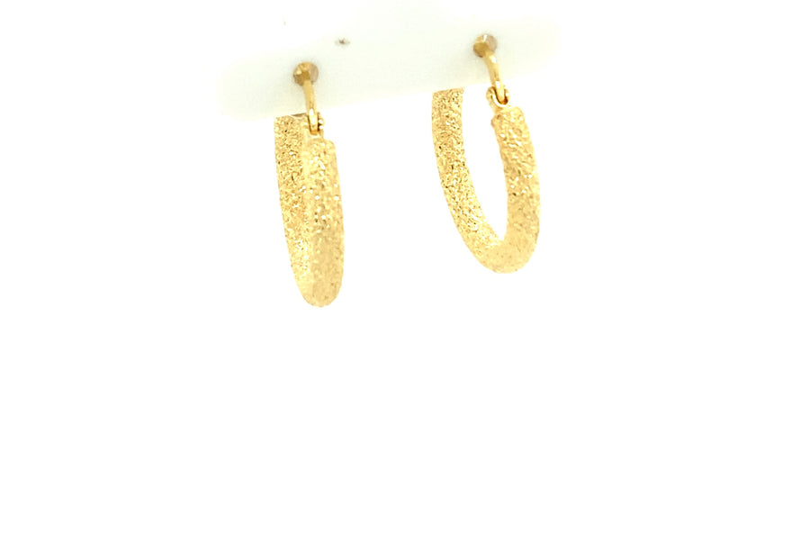 14K Full Cut Diamond Earrings
