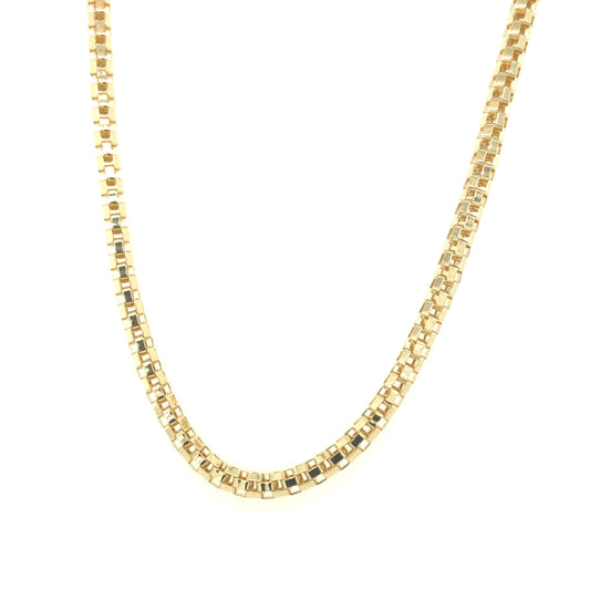 14K Gold Round Box Chain | Luby Gold Collection | Luby 