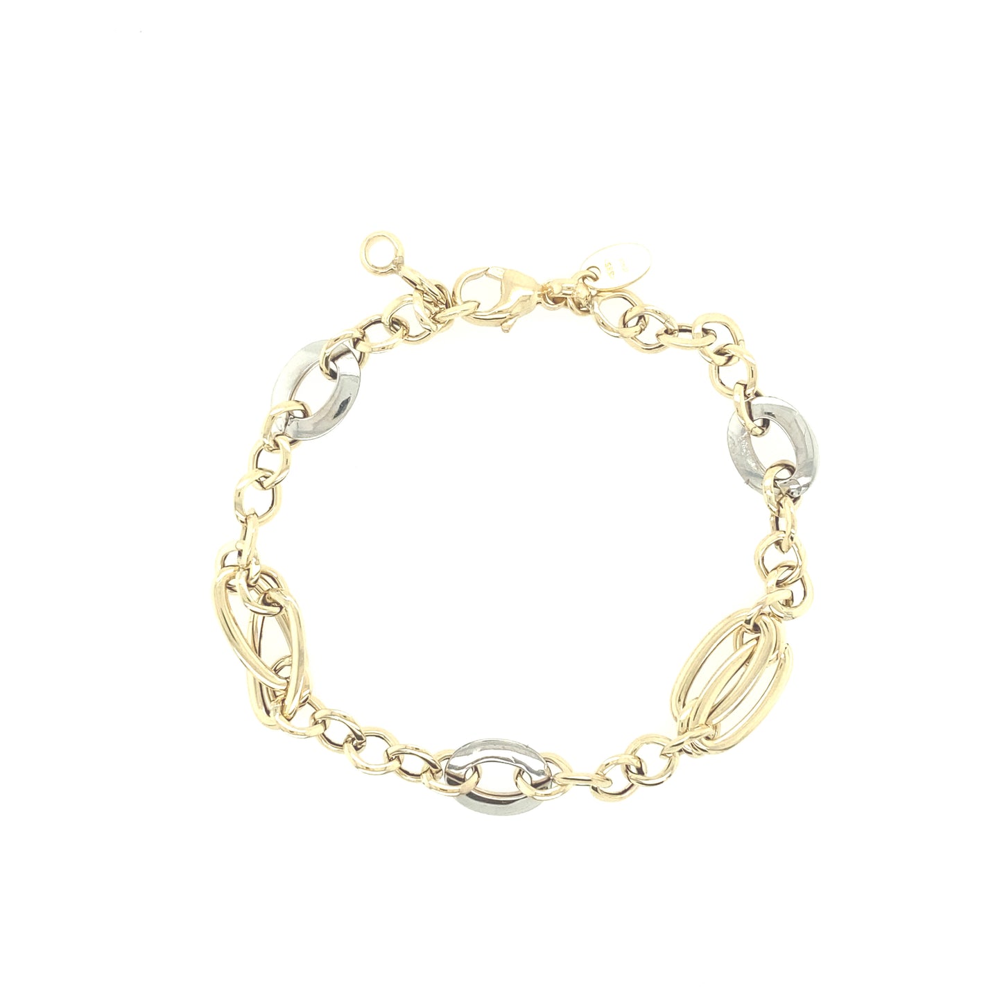 14k 2T Gold Link Bracelet | Luby Gold Collection | Luby 