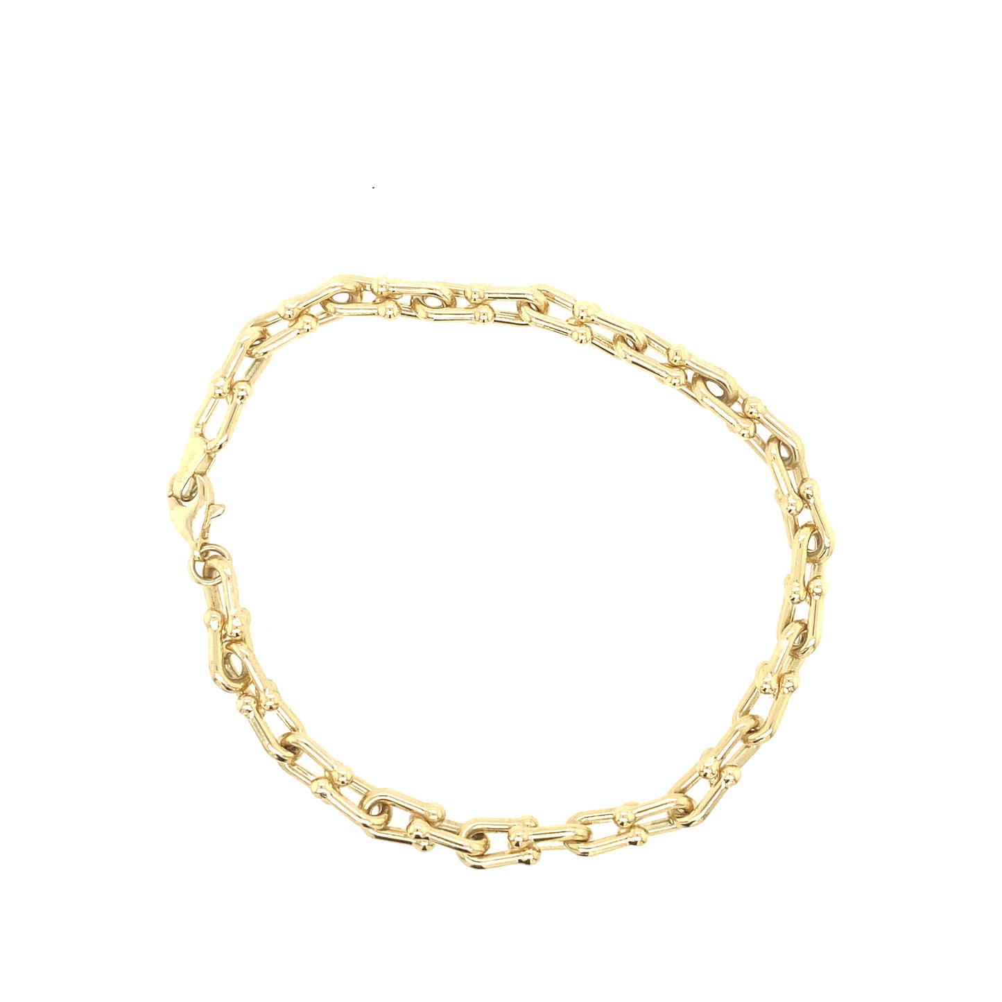 14K Gold U Links Bracelet | Luby Gold Collection | Luby 