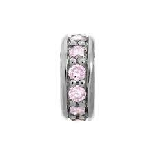 Abalorio de punto de ensueño rosa (plata/rosa)