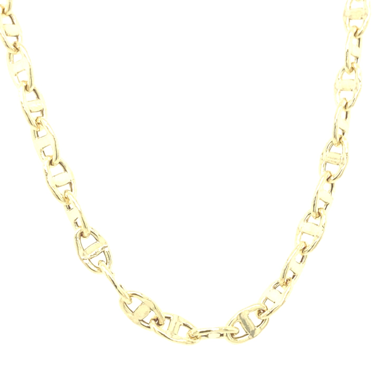 14K Gold Flat Anchor Link Chain | Luby Gold Collection | Luby 