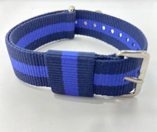 Winchester Watch Strap (Navy Blue/Purple/Silver) | Daniel Wellington | Luby 