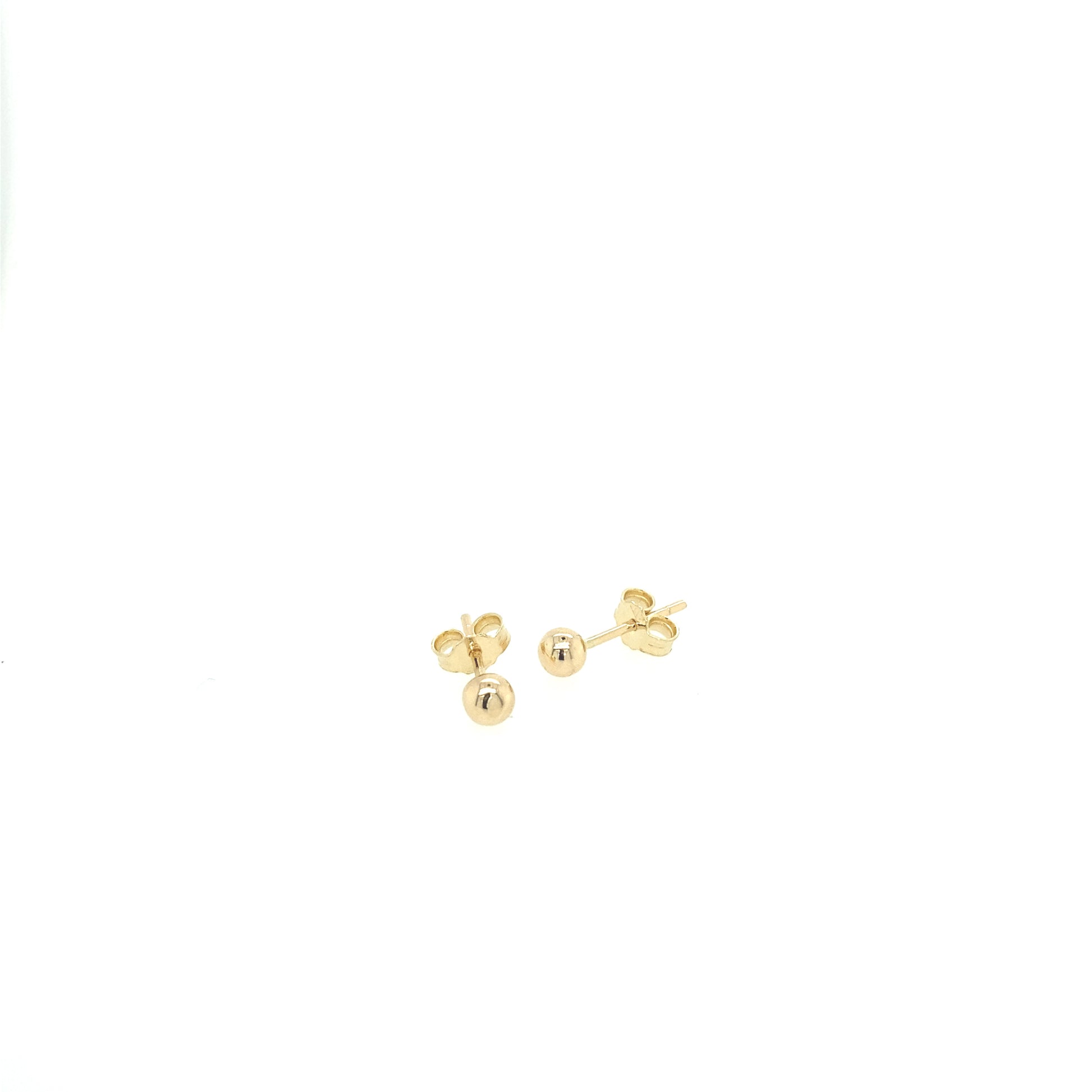 14K Gold Ball Stud Earring | Luby Gold Collection | Luby 