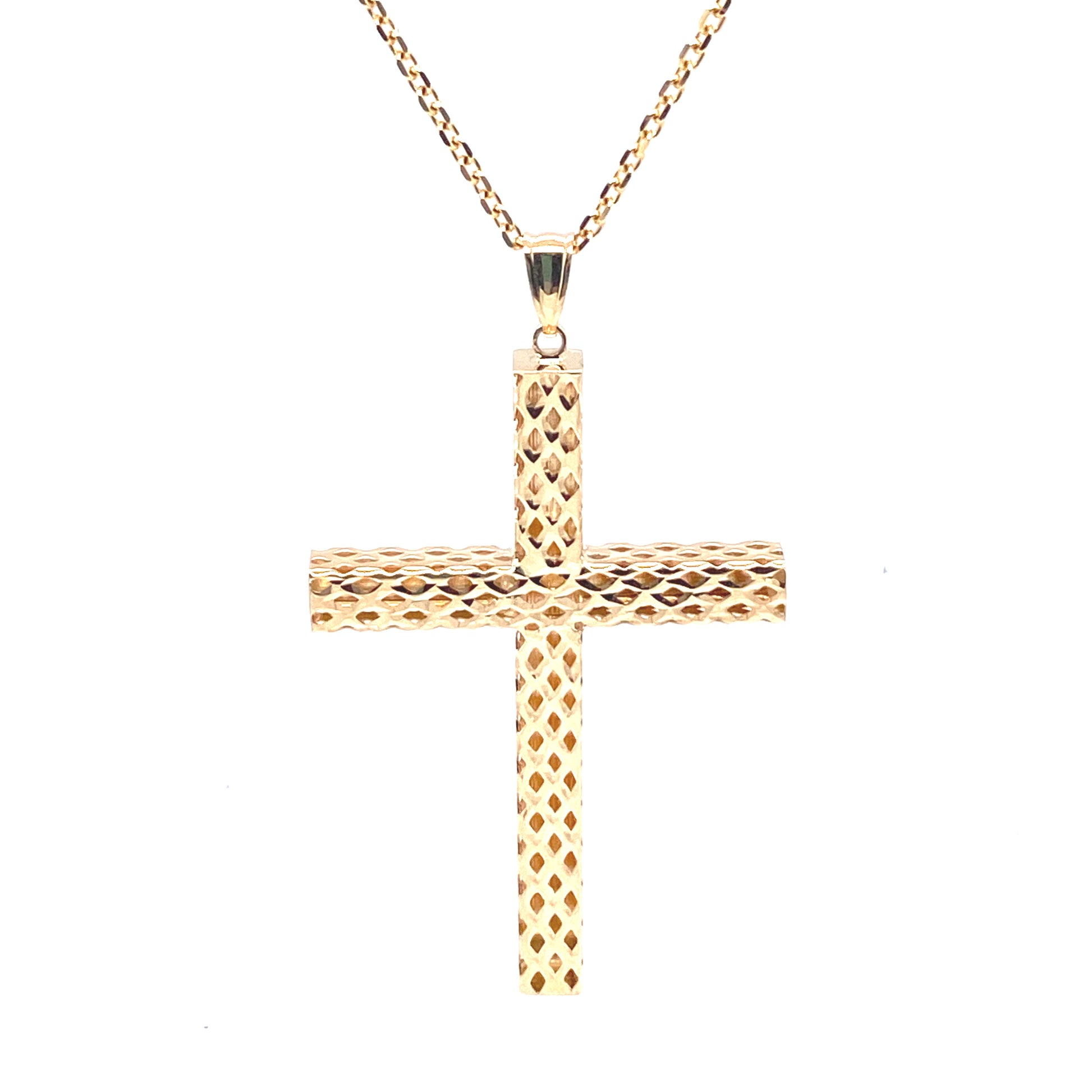 14K Fancy Cross Pendant | Luby Gold Collection | Luby 