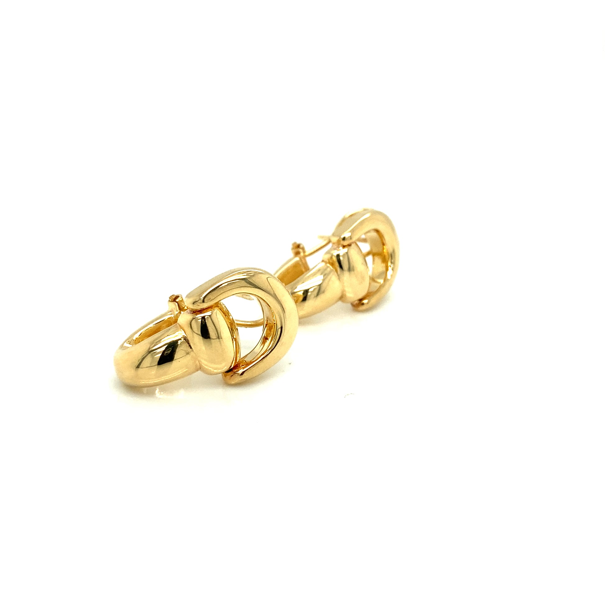 14K BUCKLE EARRINGS | Luby Gold Collection | Luby 