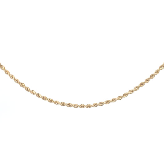 14K Gold Rope Chain | Luby Gold Collection | Luby 