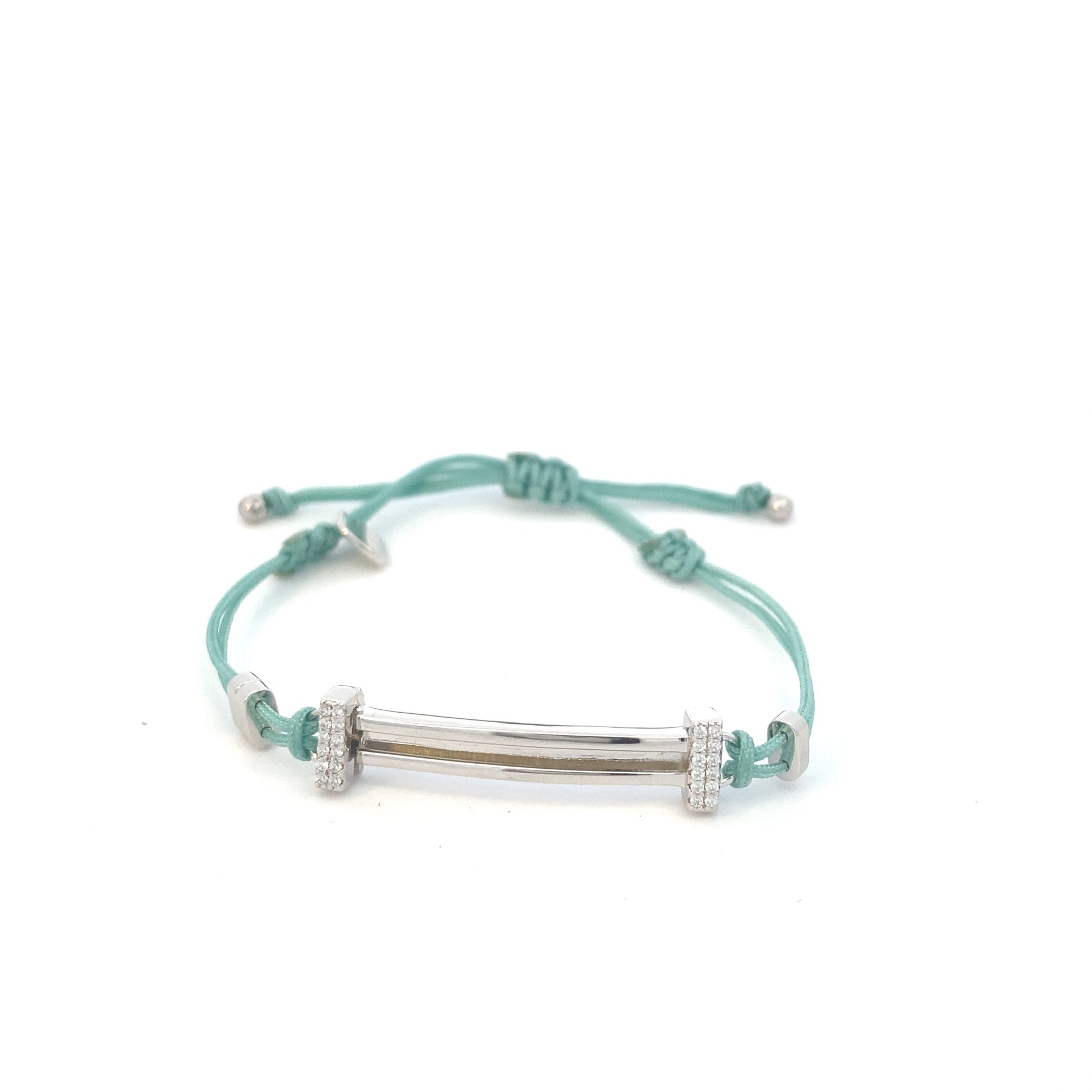 Many Element Teal Nylon Bracelet | Marcello Pane | Luby 