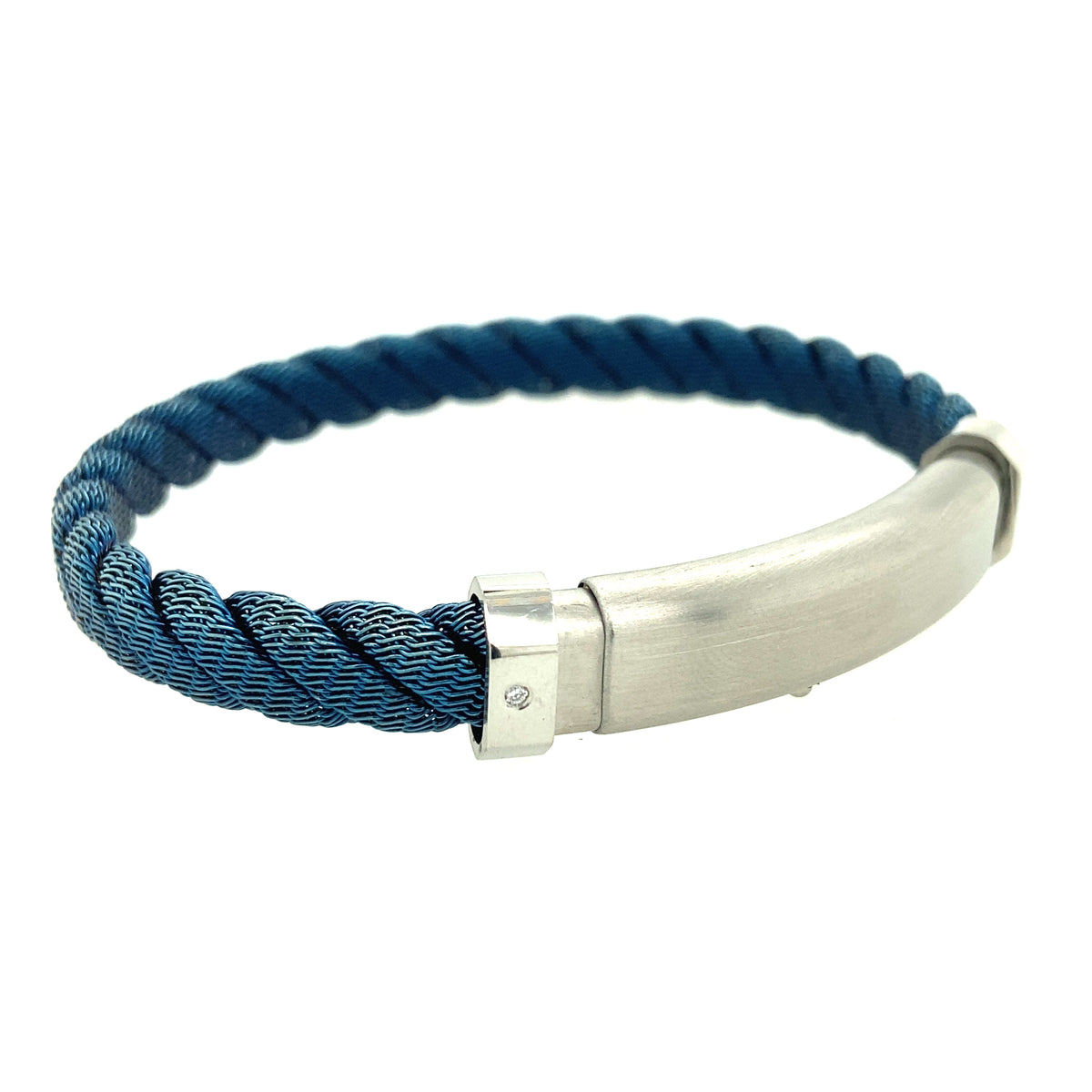 Borsari Stainless Steel Rope Bangle | BORSARI | Luby 