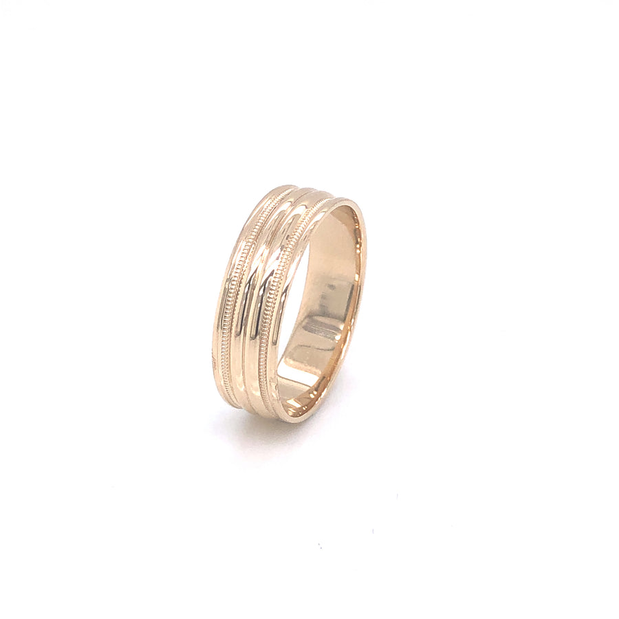 Anillo de bodas de oro de 14 quilates