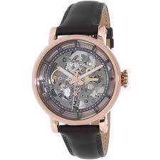 Ladies Original Boyfriend Automatic Skeleton Watch (Rose-Gold/Black) | Fossil | Luby 