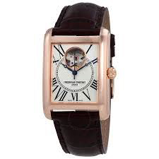 Classics Carrée Automatic (Brown/Rose-Gold) | Frederique Constant | Luby 