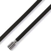 Black Rubber Bracelet | Kermar | Luby 