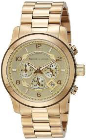 Oversized Runway Watch (Gold) | Michael Kors | Luby 