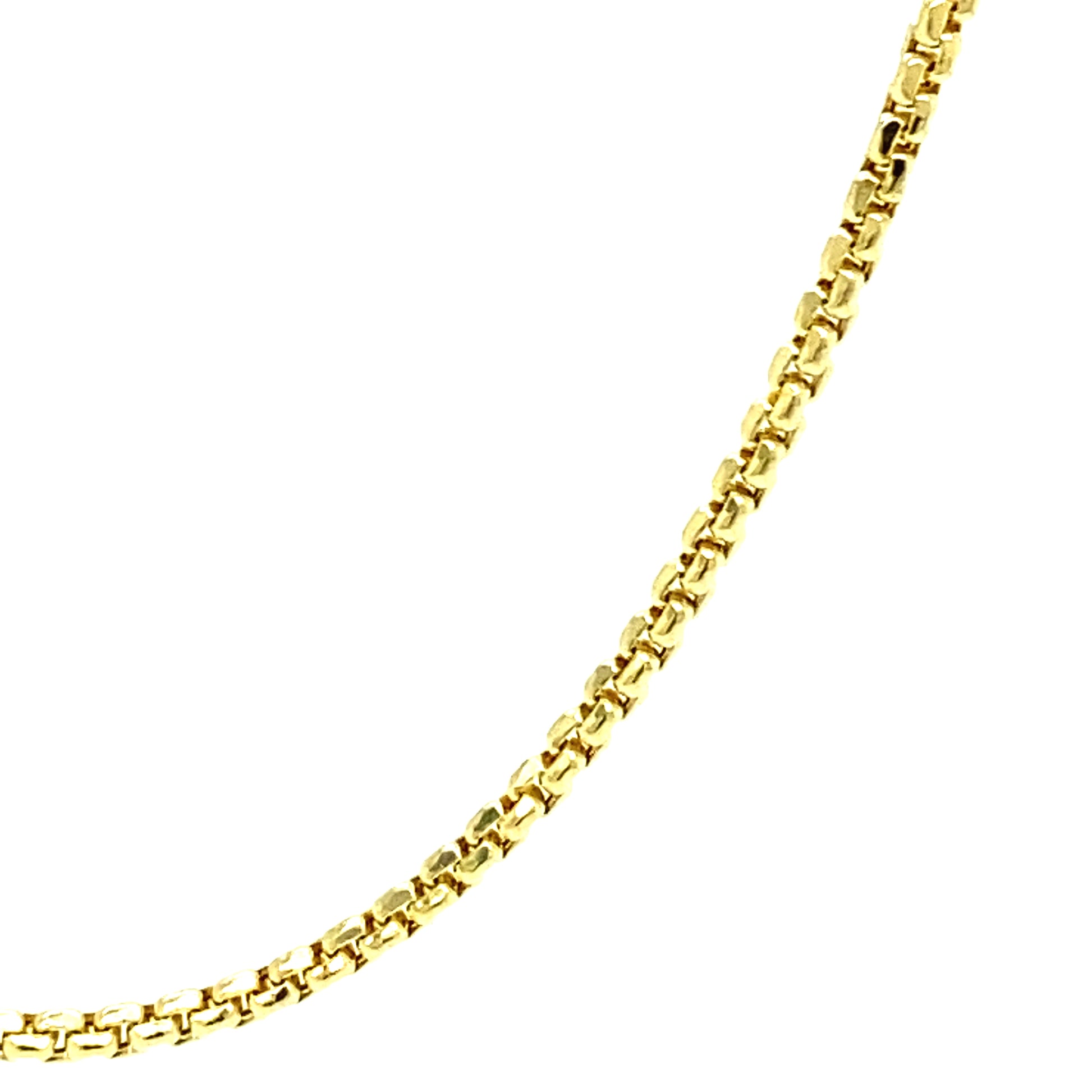 14K Gold Box Chain | Luby Gold Collection | Luby 