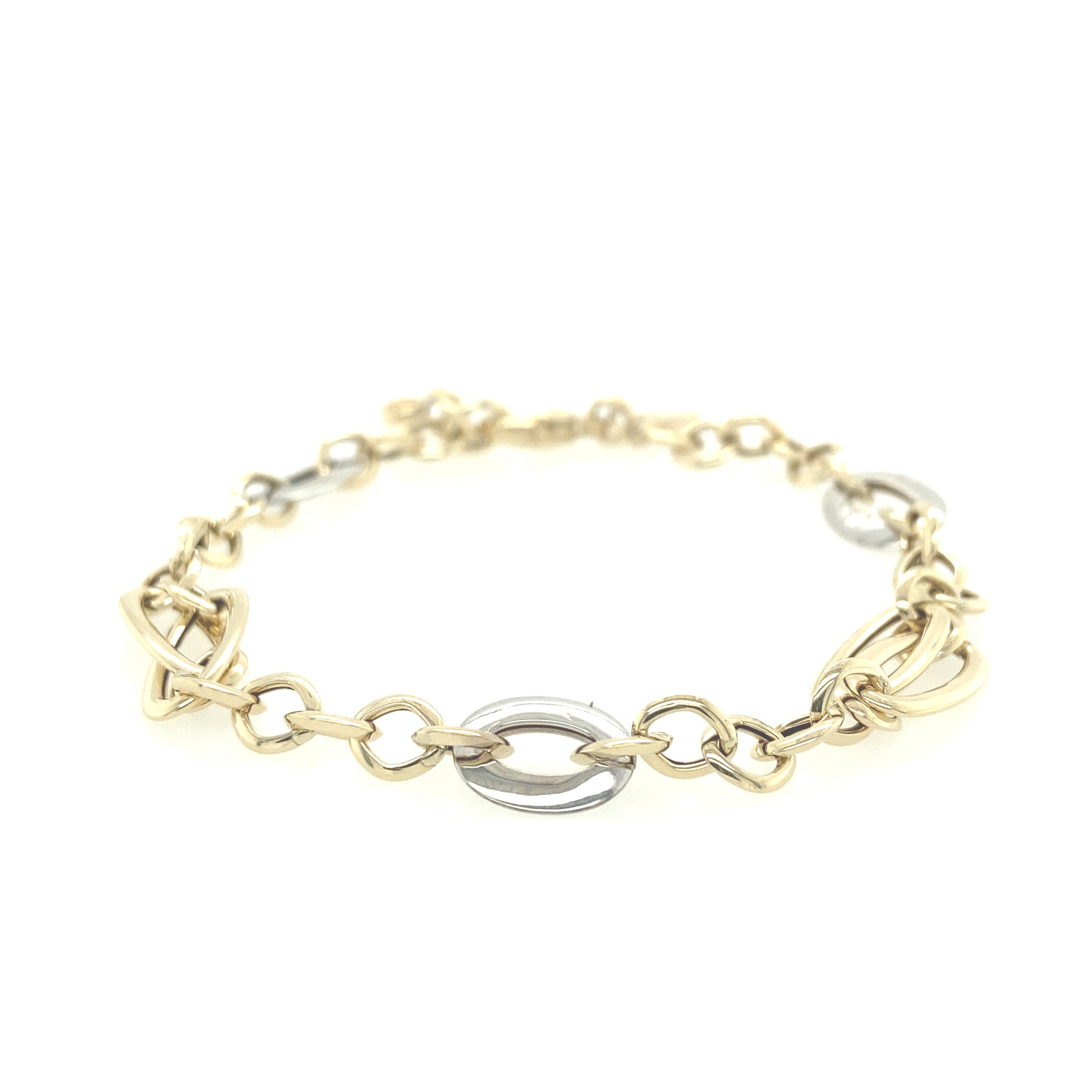 14k 2T Gold Link Bracelet | Luby Gold Collection | Luby 