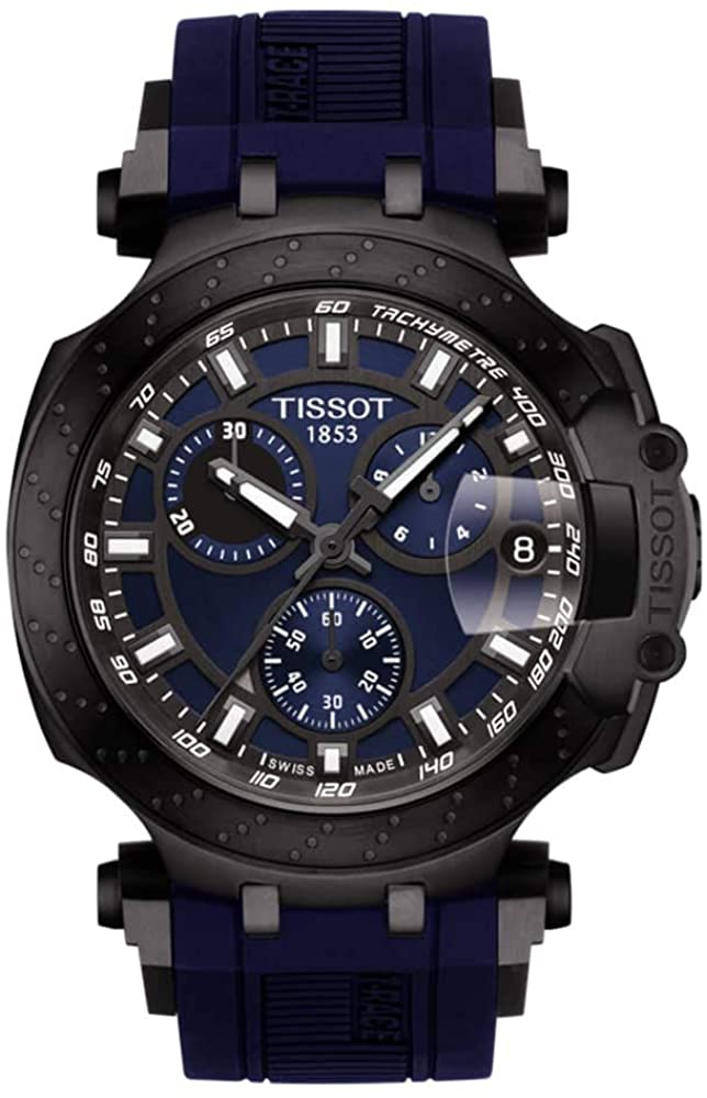 T-Race Chronograph (Black-Blue) | Tissot | Luby 