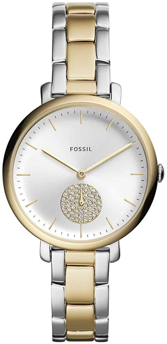 Jacqueline Watch (Silver/Gold) | Fossil | Luby 
