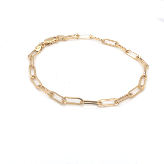 Paper Clip Bracelet | Luby Gold Collection | Luby 