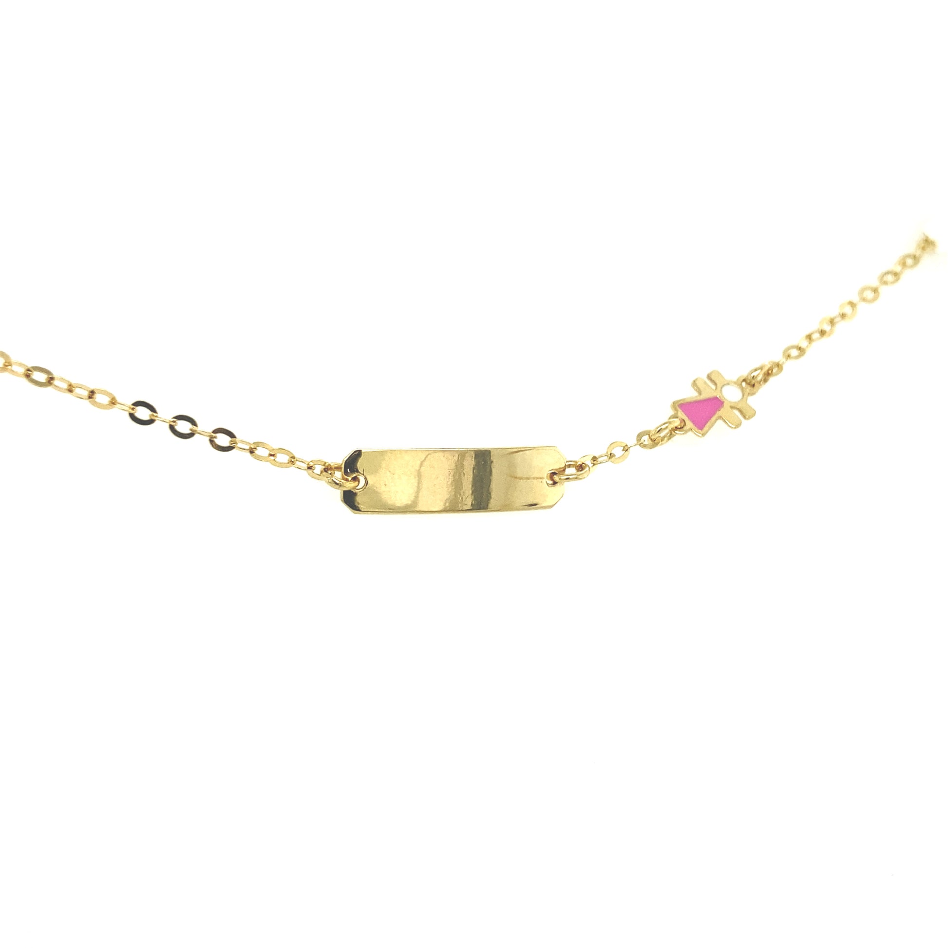 14k Gold Baby Bracelet with Charm | Luby Gold Collection | Luby 