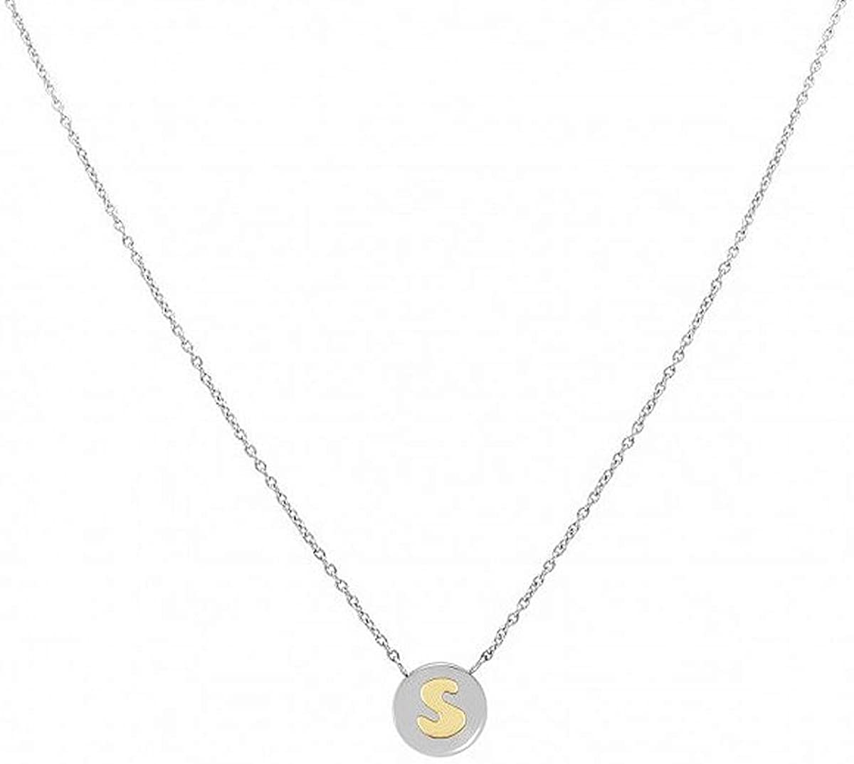 Letter S Silver & Gold Necklace | Nomination Italy | Luby 