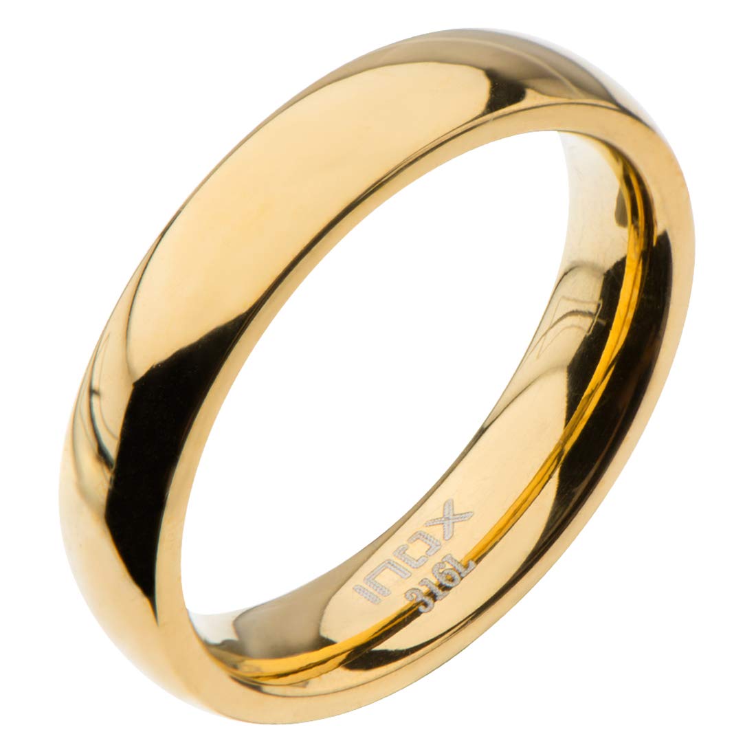 Gold High Polished Ring | Inox | Luby 
