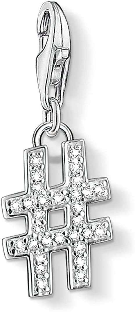 Hashtag "#" Charm (Silver) | Thomas Sabo | Luby 