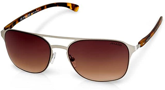 Mulco Illusion Sunglasses (Brown/Silver) | Mulco Watches | Luby 