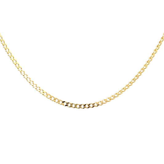 14K Gold Small Cuban Chain | Luby Gold Collection | Luby 