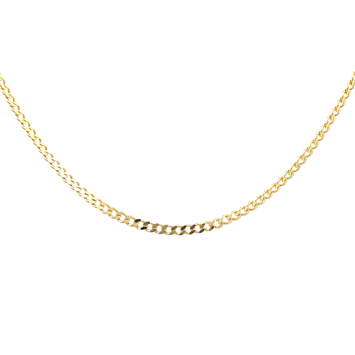 14K Gold Small Cuban Chain | Luby Gold Collection | Luby 