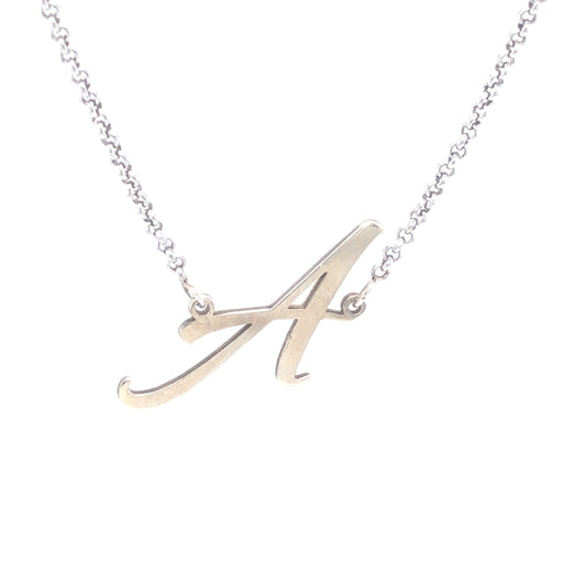 Custom Chain With Letter 925 Silver | Luby Gold Collection | Luby 