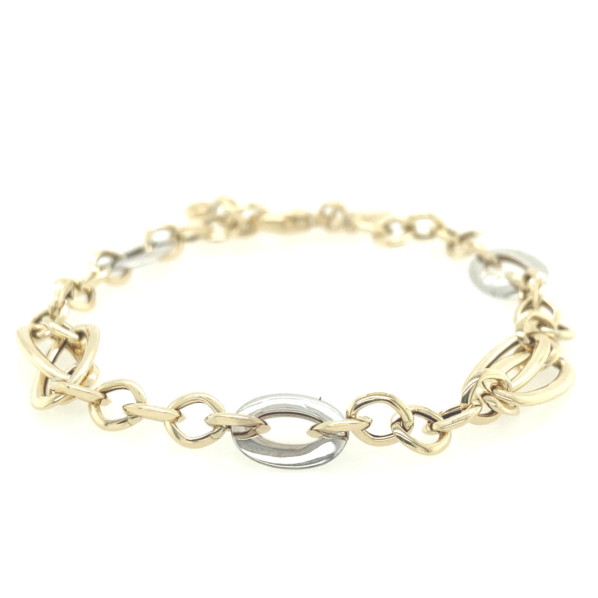 14k 2T Gold Link Bracelet | Luby Gold Collection | Luby 