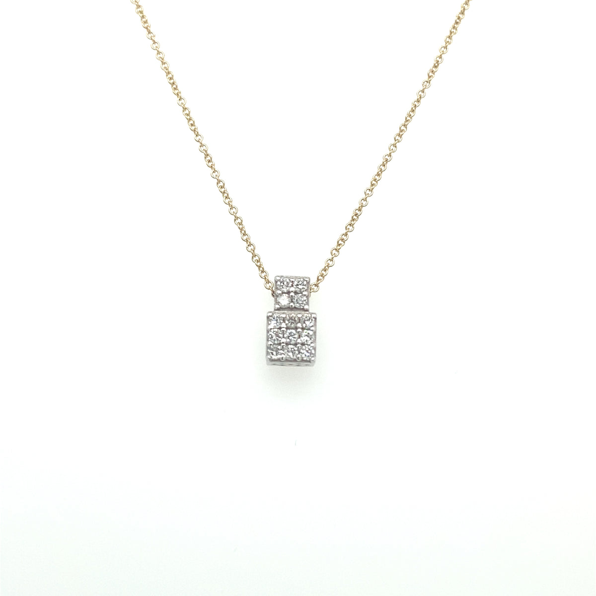 Carre Collier Necklace | Rebecca | Luby 