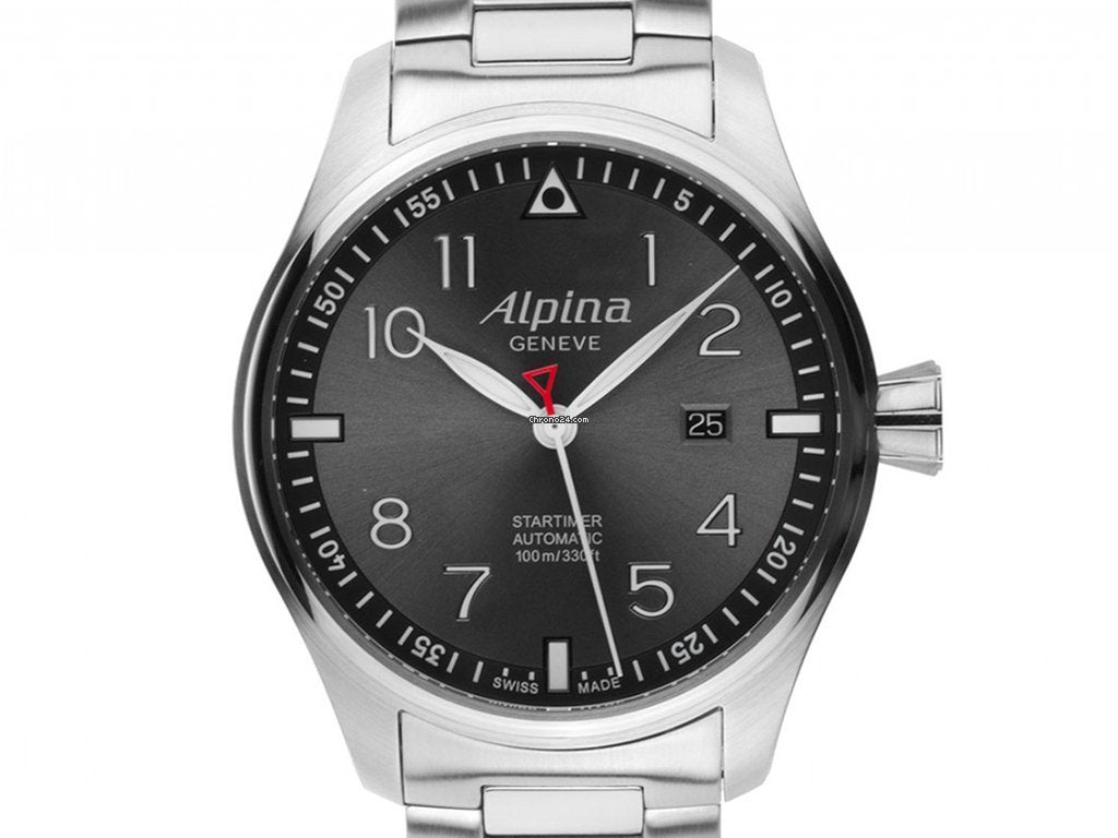 Startimer Pilot Automatic (Silver) | Alpina | Luby 