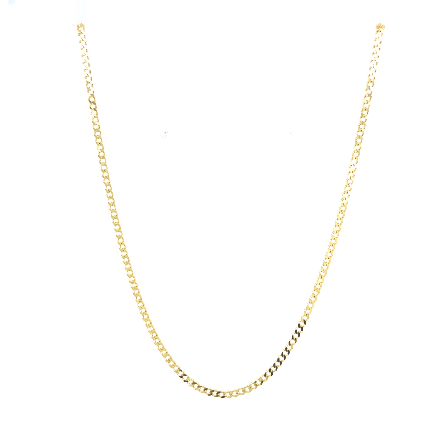 14K Gold Small Cuban Chain | Luby Gold Collection | Luby 