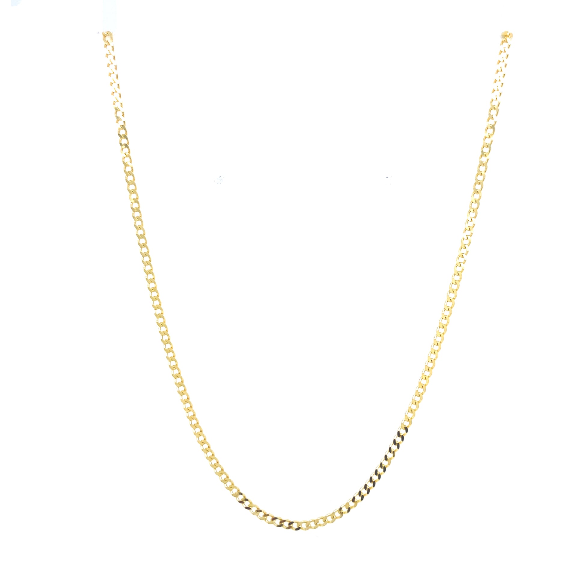 14K Gold Small Cuban Chain | Luby Gold Collection | Luby 