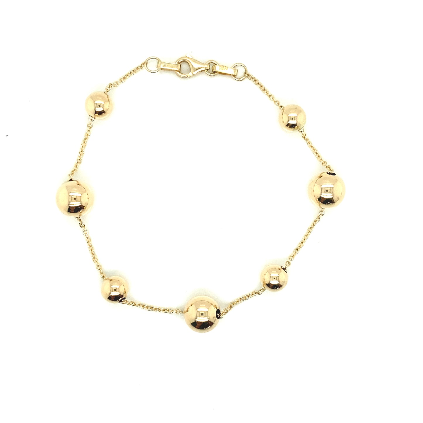 14K BRACELET MULTI BALL | Luby Gold Collection | Luby 