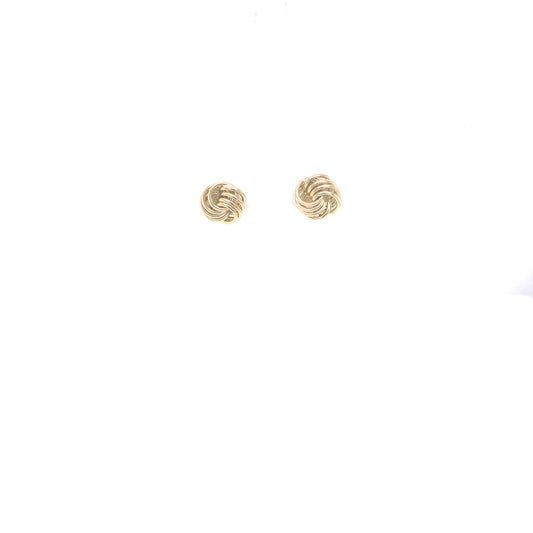 Stud Earrings Intertwined | Luby Gold Collection | Luby 