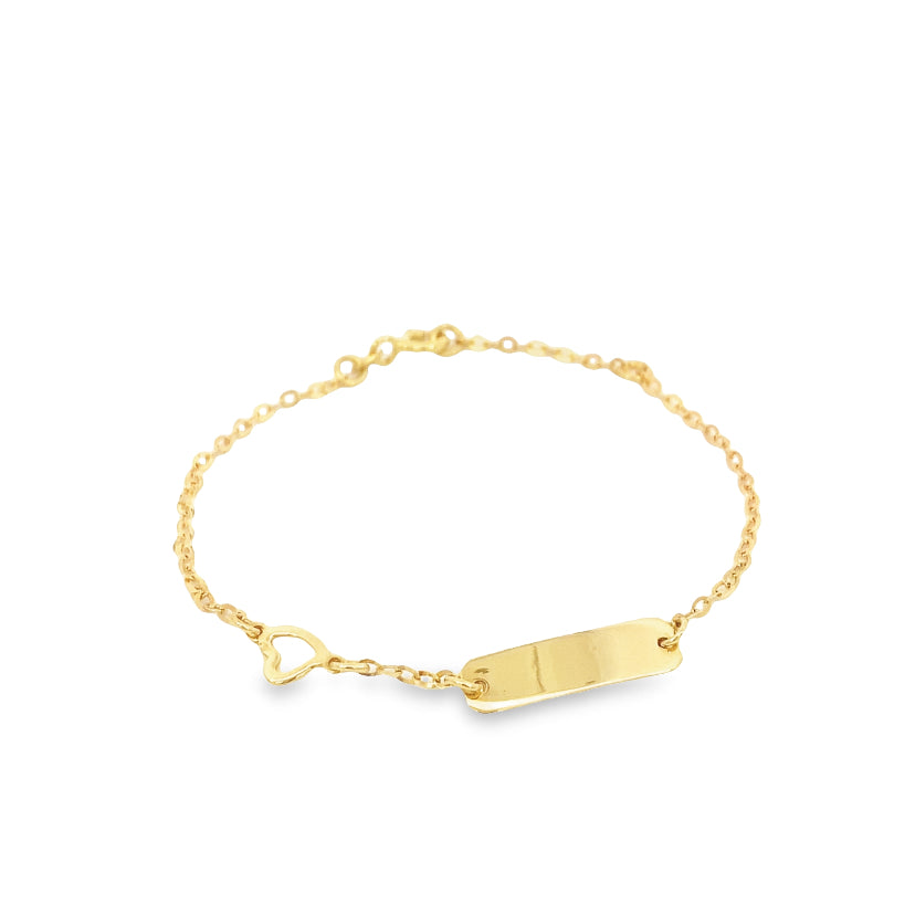 14k Gold Baby Bracelet with Charm | Luby Gold Collection | Luby 