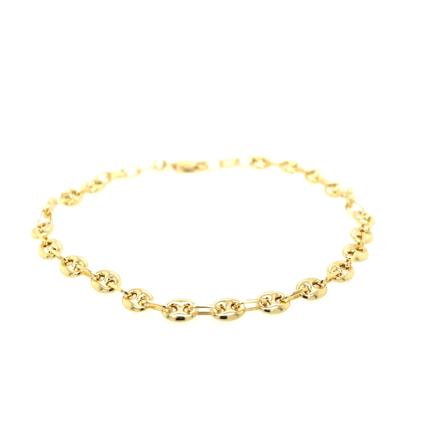 14K Gold Puff Link Bracelet | Luby Gold Collection | Luby 