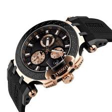 T-Race Chronograph (Black-Rose Gold) | Tissot | Luby 