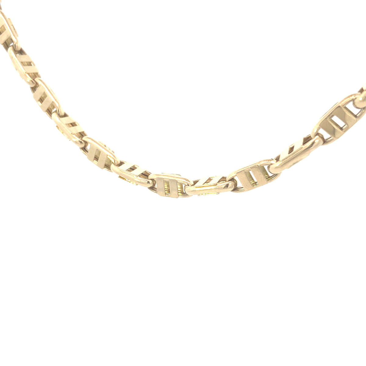 14K Gold Double Links Necklace | Luby Gold Collection | Luby 