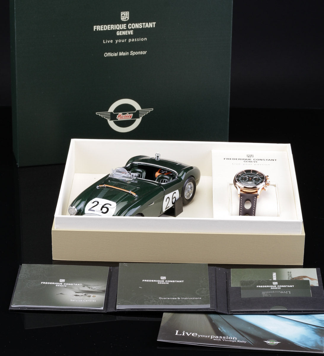 Healey Automatic GMT Limited Edition (Rose-Gold Green) | Frederique Constant | Luby 