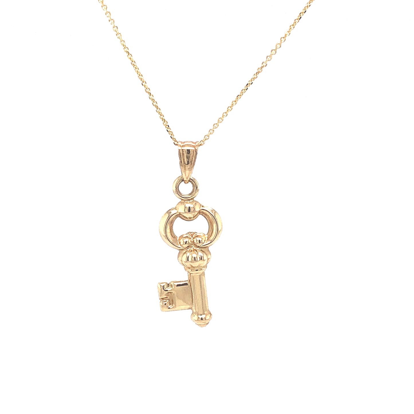 Vintage Key 14k Gold Pendant | Luby Gold Collection | Luby 