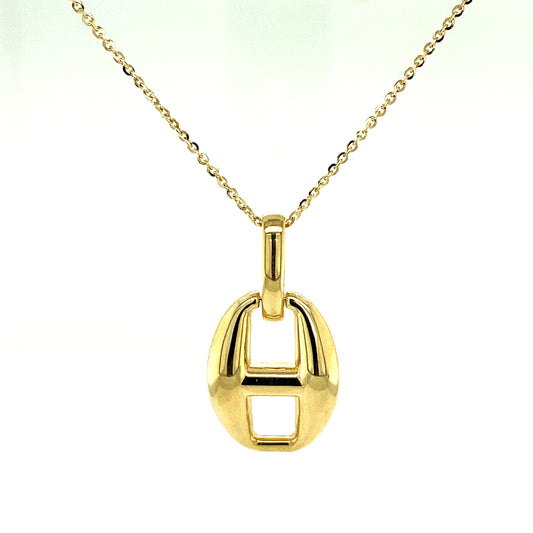 14K Gold Chunky Gucci Necklace | Luby Gold Collection | Luby 